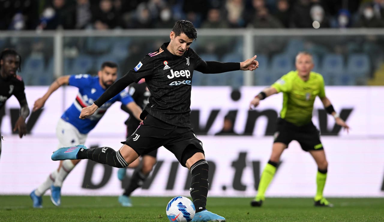 Morata brace helps Juve beat Sampdoria