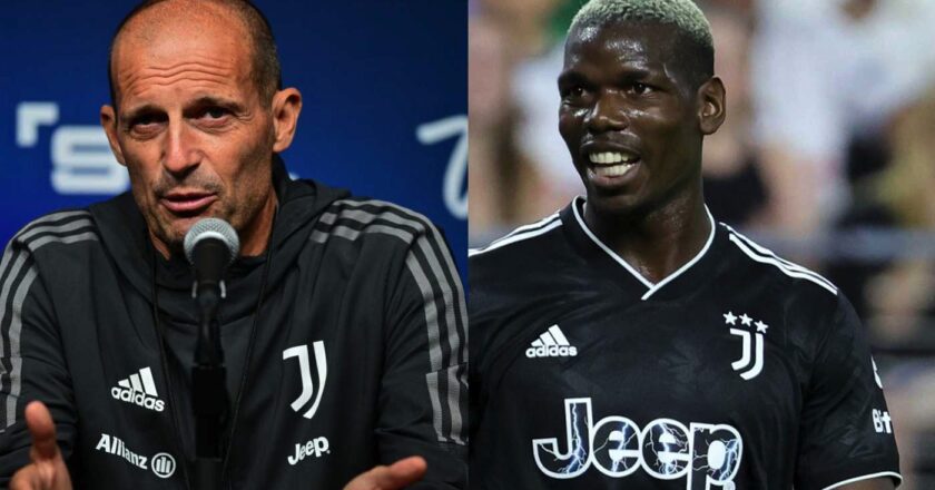 Allegri considering formation change in order to fit Pogba into line up
